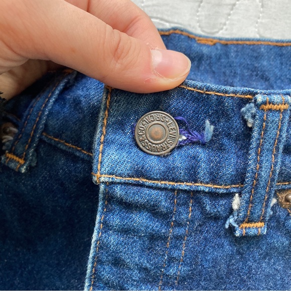 VTG 90s Leviβs Orange Tab Dark Wash Classic Jeans β₯οΈ - Picture 4 of 7